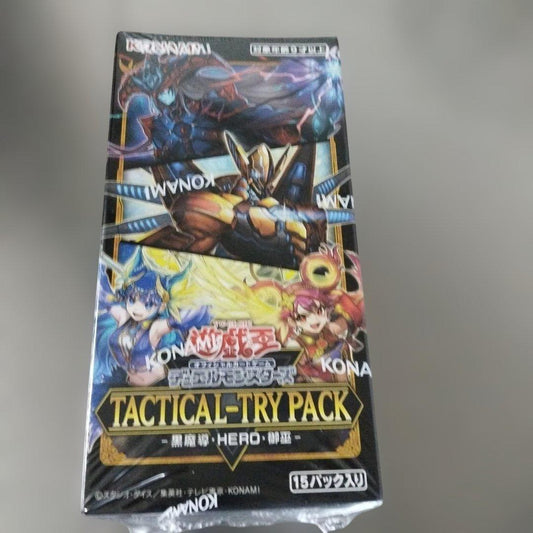 Yu-Gi-Oh Black Mage Hero Mitsukuni unopened box Box TACTICAL TRYPACK — Japanese