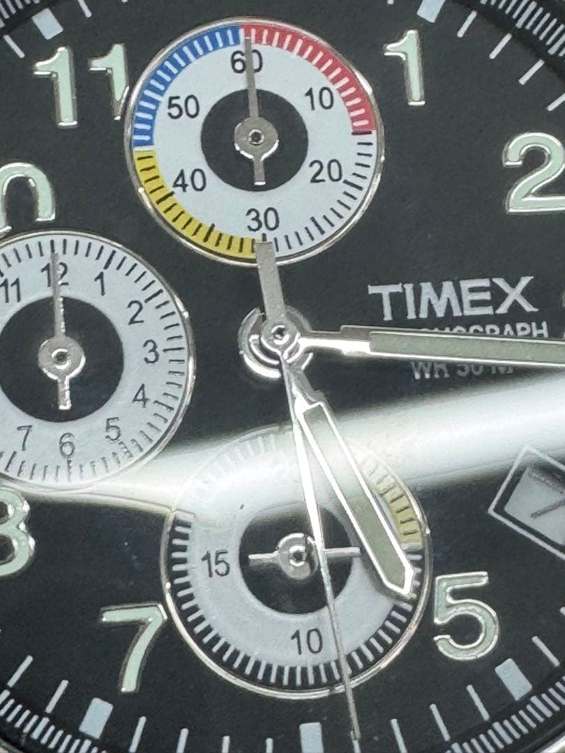 TIMEX クロノグラフ WR50 Quartz Men's Watch — Japanese