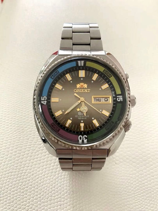 ORIENT SK スリースター 21JEWELS Automatic Men's Watch — Japanese