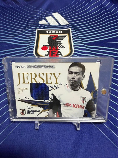 EPOCH Yuto Nagatomo Jersey Card 100 Copies Limited Japan National Soccer Team — Japanese