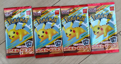 Pokemon Pokémon Card McDonald's Promotional Card Pack 4 Pack Pack — Japanese