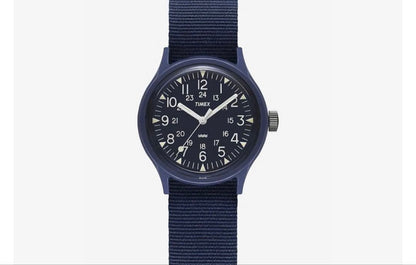 TIMEX オリジナルキャンパー ネイビー Manual Men's Watch — Japanese