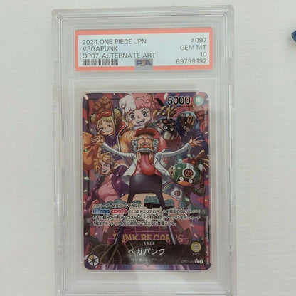 PSA 10 One Piece Vega Punk, Leader Parallel L — Japanese