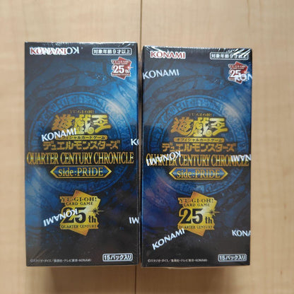 Yu-Gi-Oh Yu-Gi-Oh! Quarter Century Chronicle Side Pride Box — Japanese