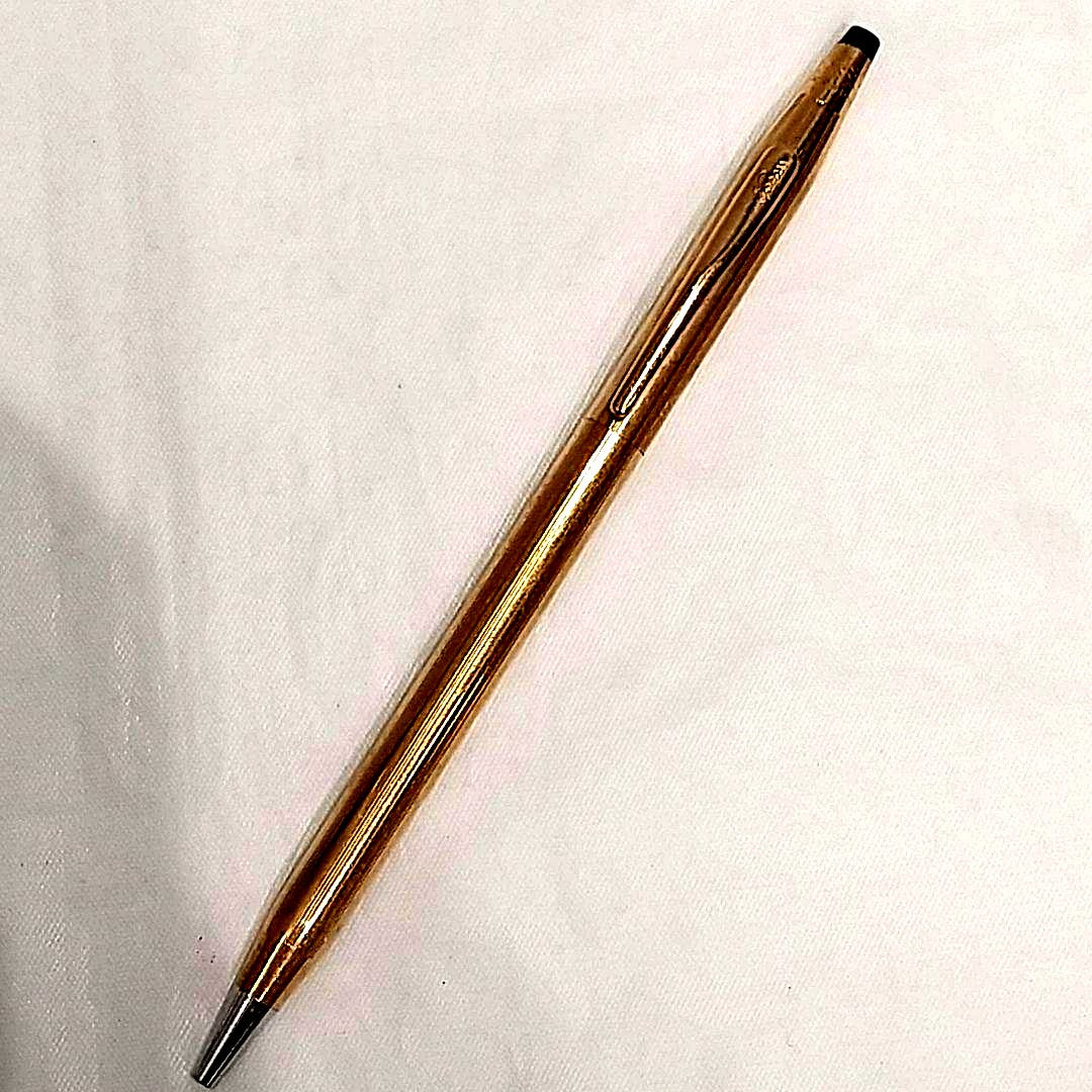 Cross Classic Century ballpoint pen with 14K gold filled gold style finish, elegant and sleek design