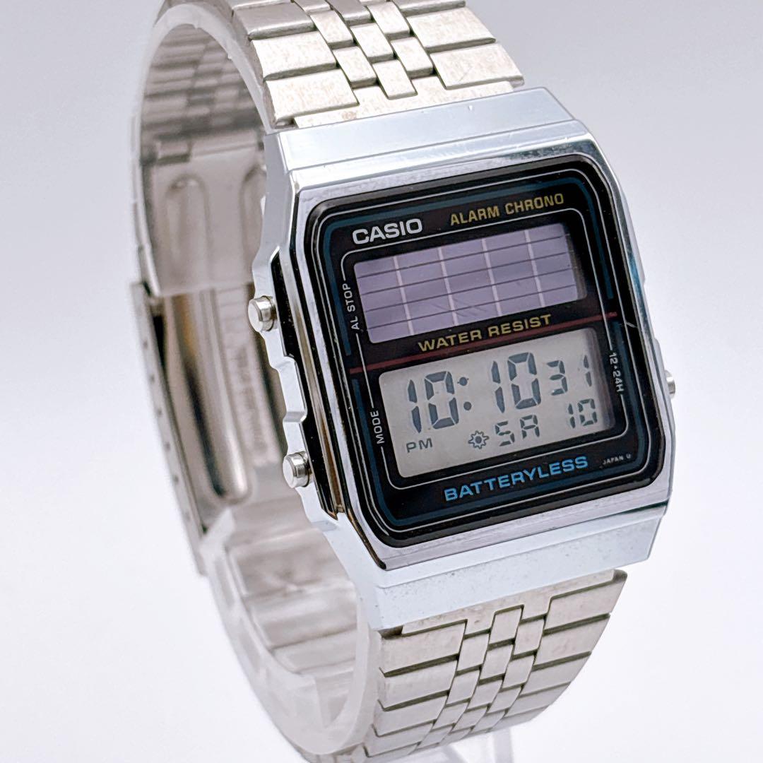 CASIO AL-180 Solar Men's Watch — Japanese