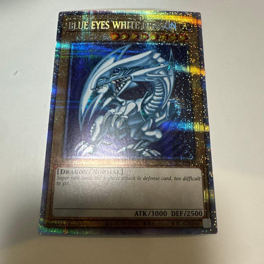 Yu-Gi-Oh Blue Eyes White Dragon Secret Prismatic Secret English trading card Japan import
