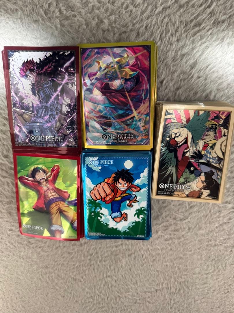 One Piece One Piece Card Game Official Card Sleeves 5 Types Set Box — Japanese