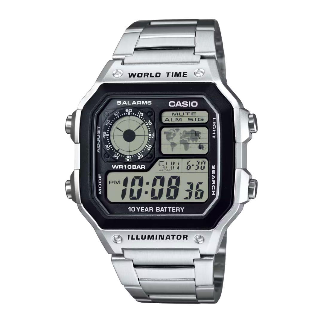 CASIO AE-1200WHD-1AJF Digital Men's Watch — Japanese