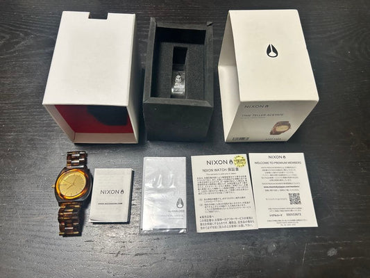 NIXON Time Teller Acetate Analog Men's Watch — Japanese
