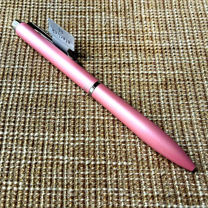 PILOT eterlink 0.5mm ballpoint pen with pink body and silver clip