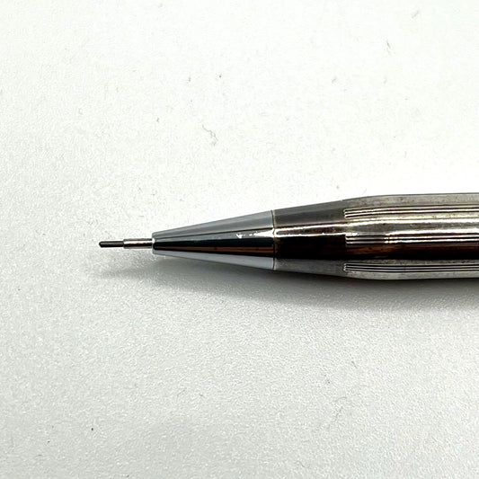 Crosby vintage sterling silver early model mechanical pencil with twist mechanism and 0.5mm lead