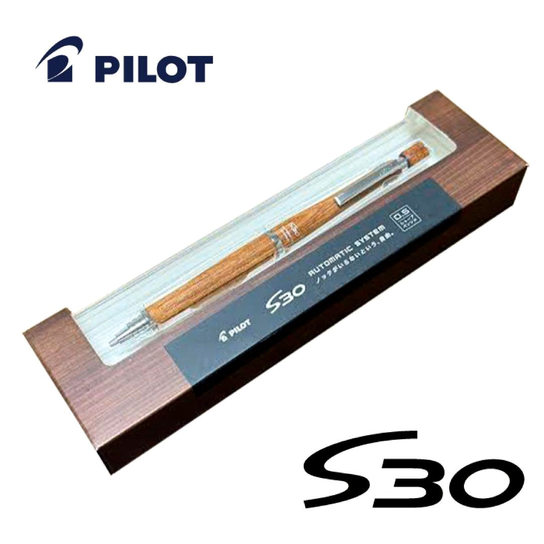 PILOT S30 mechanical pencil in brown color with 0.5mm lead size shown against white background