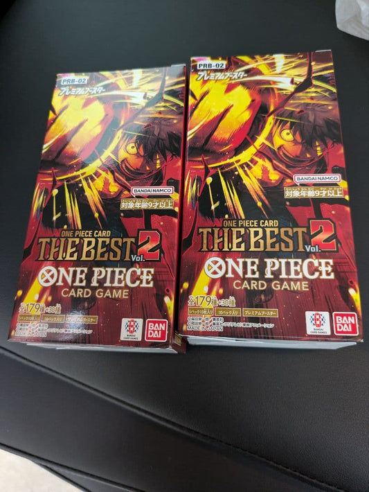 One Piece One Piece Card THE BEST 2 Box — Japanese