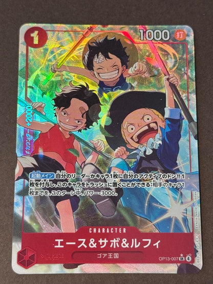 One Piece Luffy — OP13-007 — Japanese