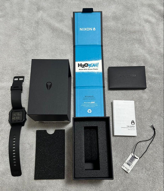 NIXON STAPLE Digital Men's Watch — Japanese
