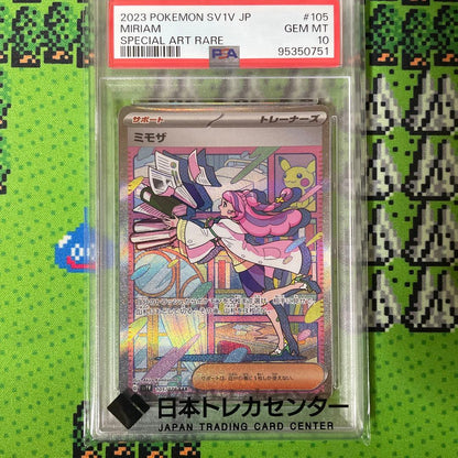 PSA 10 Pokemon Mimosa SAR — SV Expansion Pack Violet ex 105/078 — Japanese
