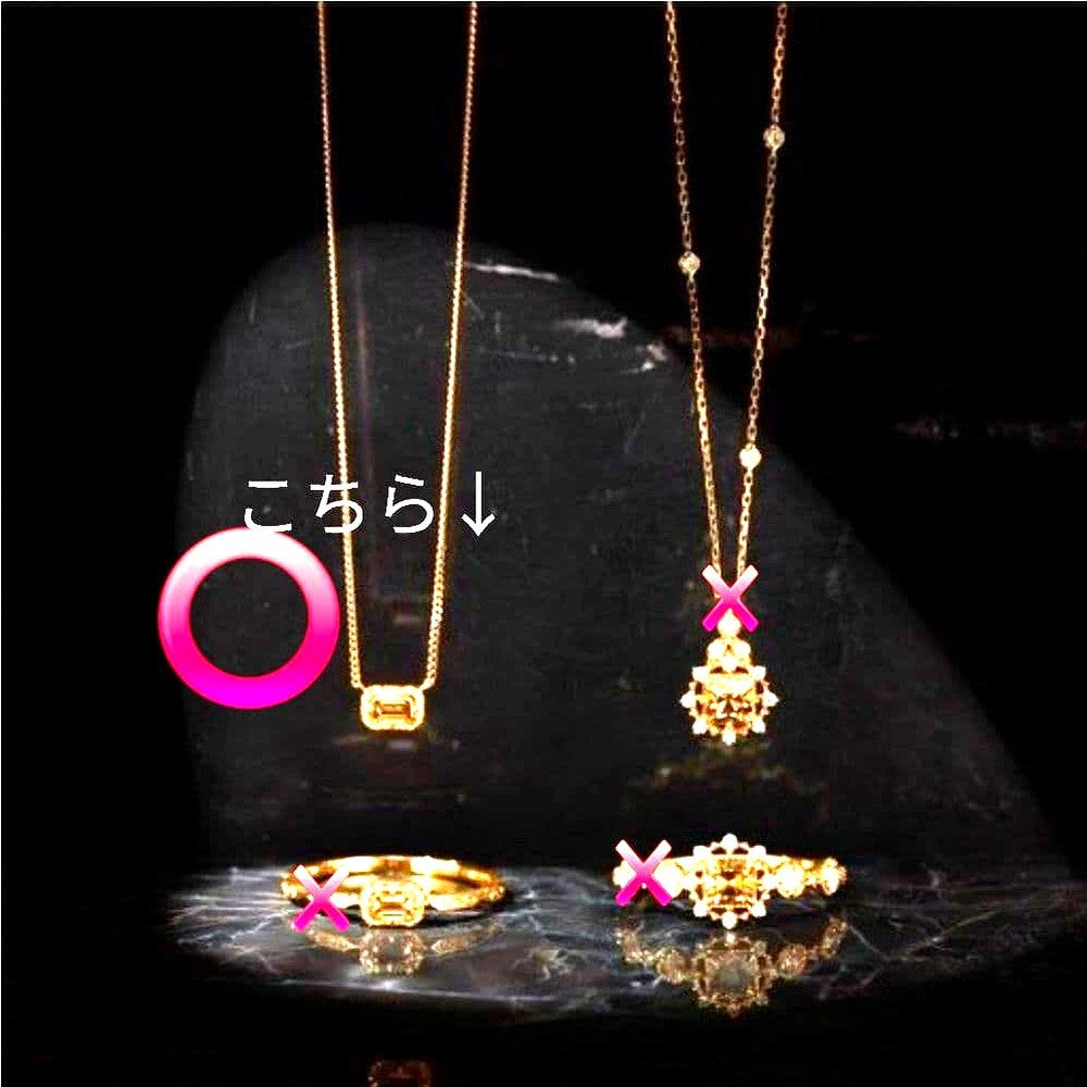 agete 2022 WinterLimited K18 diamond necklace with 40cm chain length displayed on white background