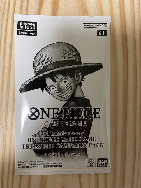 One Piece One Piece 3rd Anniversary Treasure Pack Campaign (English Version) Pack — English