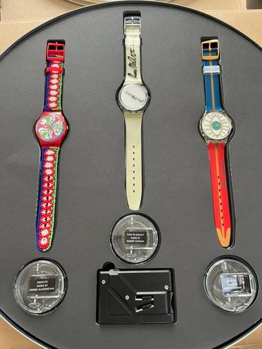 swatch Cinemania 100th Anniversary Model Limited Edition Kurozaaki Akira Analog Men's — Japanese