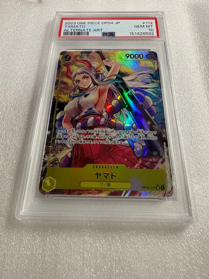 PSA 10 One Piece Yamato — OP04-112 — Japanese