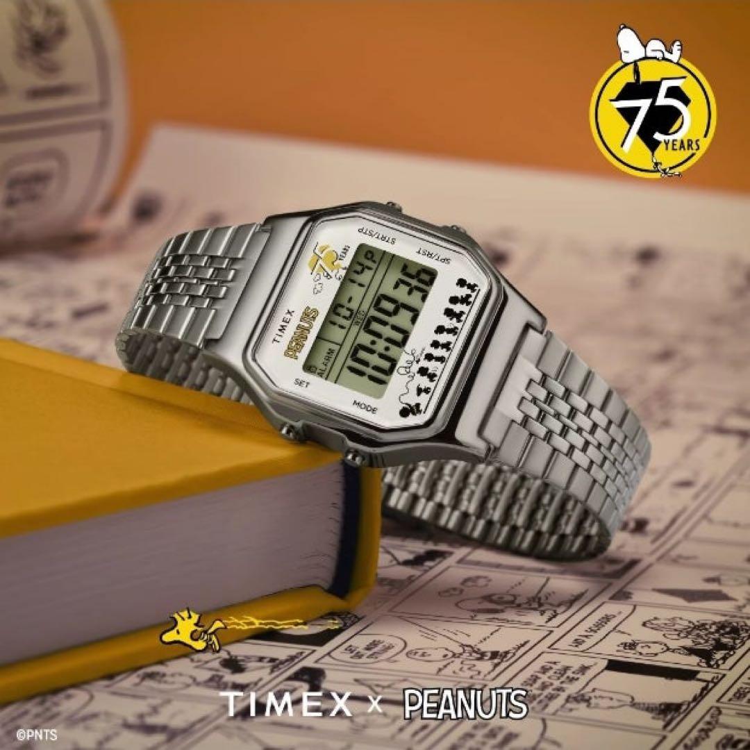 TIMEX PEANUTS 75th Anniversary Collaboration Digital Men's Watch — Japanese