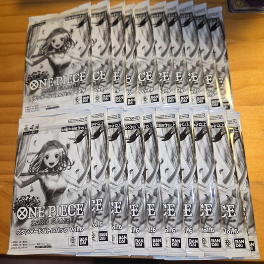 One Piece One Piece Standard Battle Pack Vol.6 20 Packs Pack — Japanese