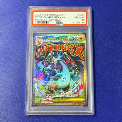 PSA 10 Pokemon Mega Charizard ex MA — M High Class Pack MEGA Dream ex — Japanese