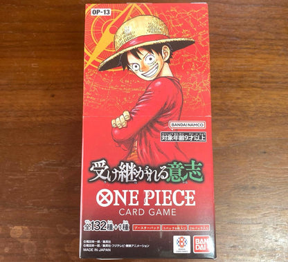 One Piece One Piece Card Game The Will of D Tape Cut Box New Box — Japanese