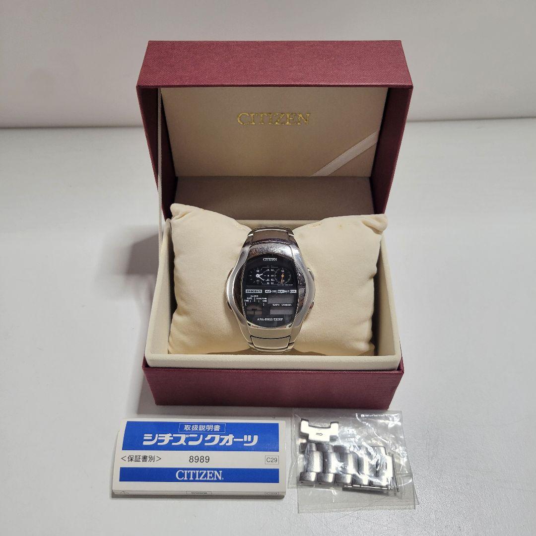 Citizen Ana-Digi Temp Chrono Alterna Quartz Men's Watch — Japanese
