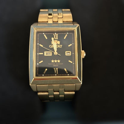 ORIENT SQUARE GOLD Digital Men's Watch — Japanese