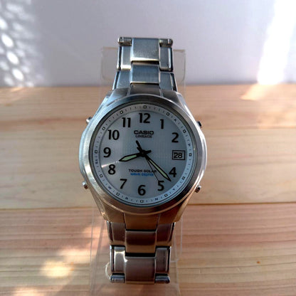 Casio Liniage Radio Wave Solar Watch LIW-120DEJ-7A2JF with stainless steel band and minor scratches
