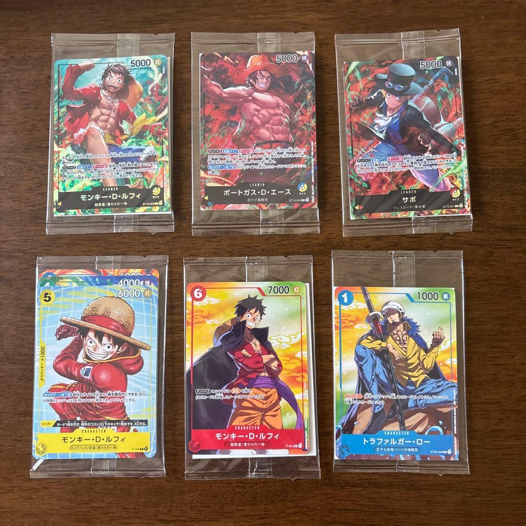 One Piece One Piece Card Game Six Card Set Pack — Japanese