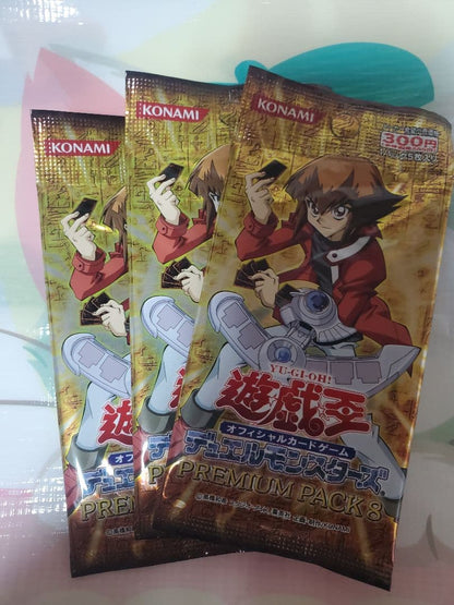 Yu-Gi-Oh Yu-Gi-Oh! Premium Pack 8 3 Pack Set Pack — Japanese