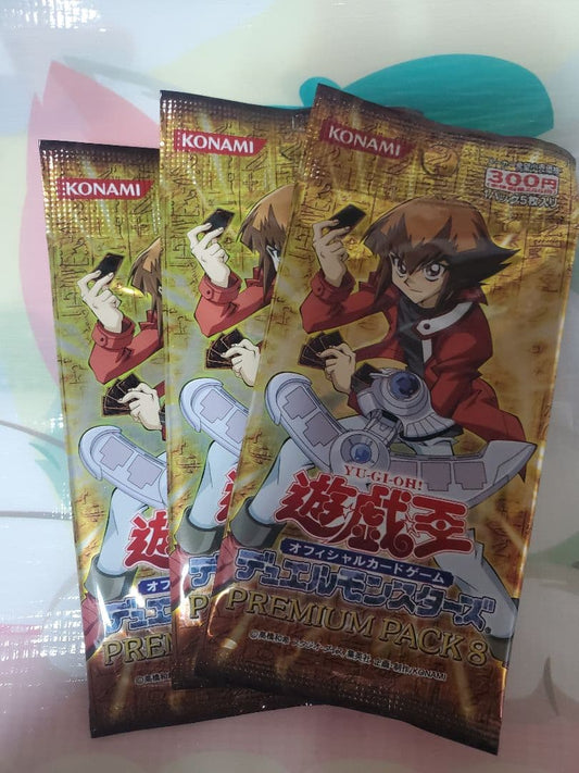 Yu-Gi-Oh Yu-Gi-Oh! Premium Pack 8 3 Pack Set Pack — Japanese