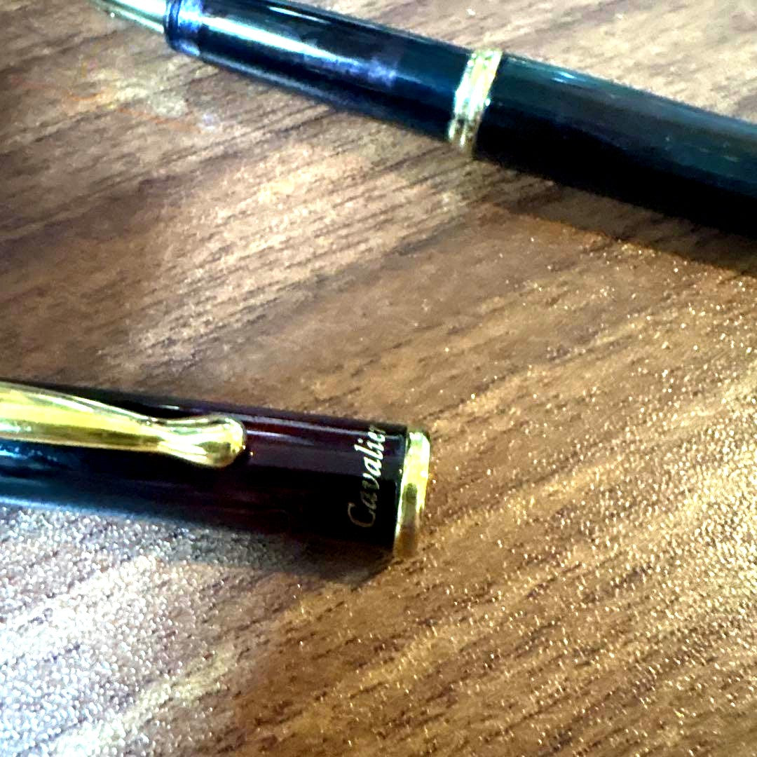 PILOT Cavalier Fountain Pen main body in Bordeaux color with gold nib and trim No.24
