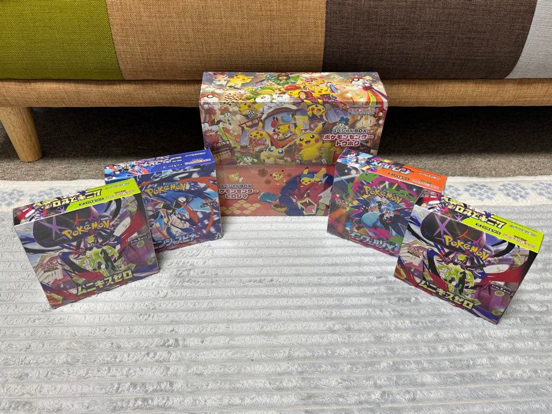 Pokemon Pokémon Card Bulk Sale 4BOX Unopened Special BOX Hiroshima Tohoku Box — Japanese