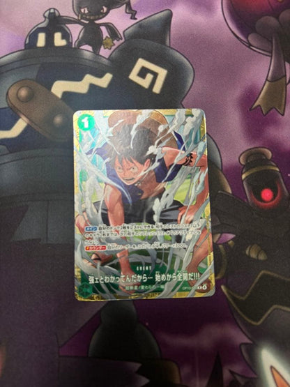 One Piece One Piece Card: I Know You're Strong... So I'll Go All Out from the Beginning!! — Japanese