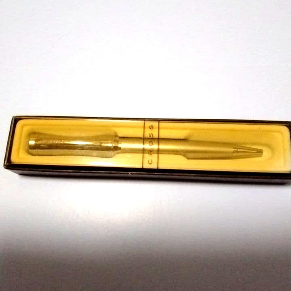 Cross Lincoln R.I ballpoint pen model 02865 with case, length 14 cm, unused condition