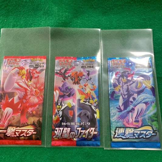 Pokemon Pokémon Card Discontinued One-Hit, Consecutive Hit Master, Dual Wield Fighters U Pack — S Enhanced Expansion Pack Matchless Fighters — Japanese