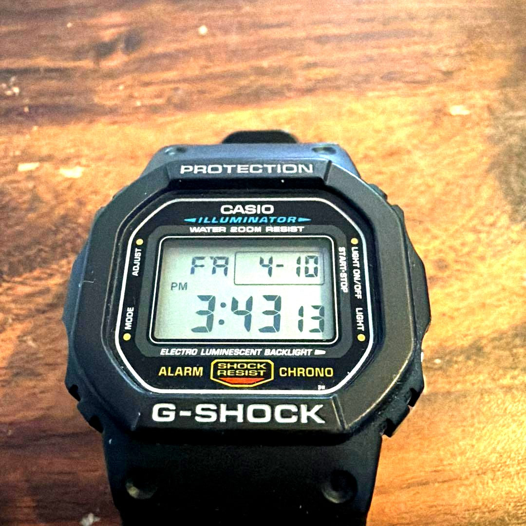 Casio G-Shock Digital Watch Speed model with clear display in used excellent condition