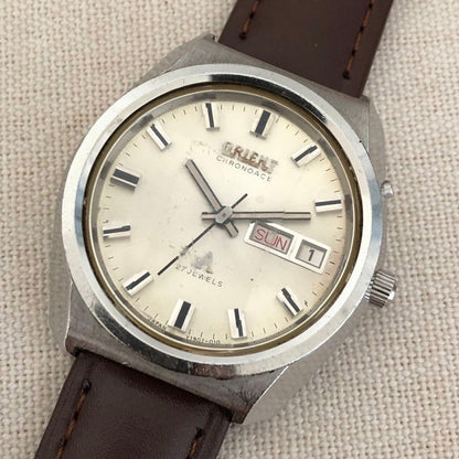ORIENT CHRONOACE 27石 Automatic Men's Watch — Japanese