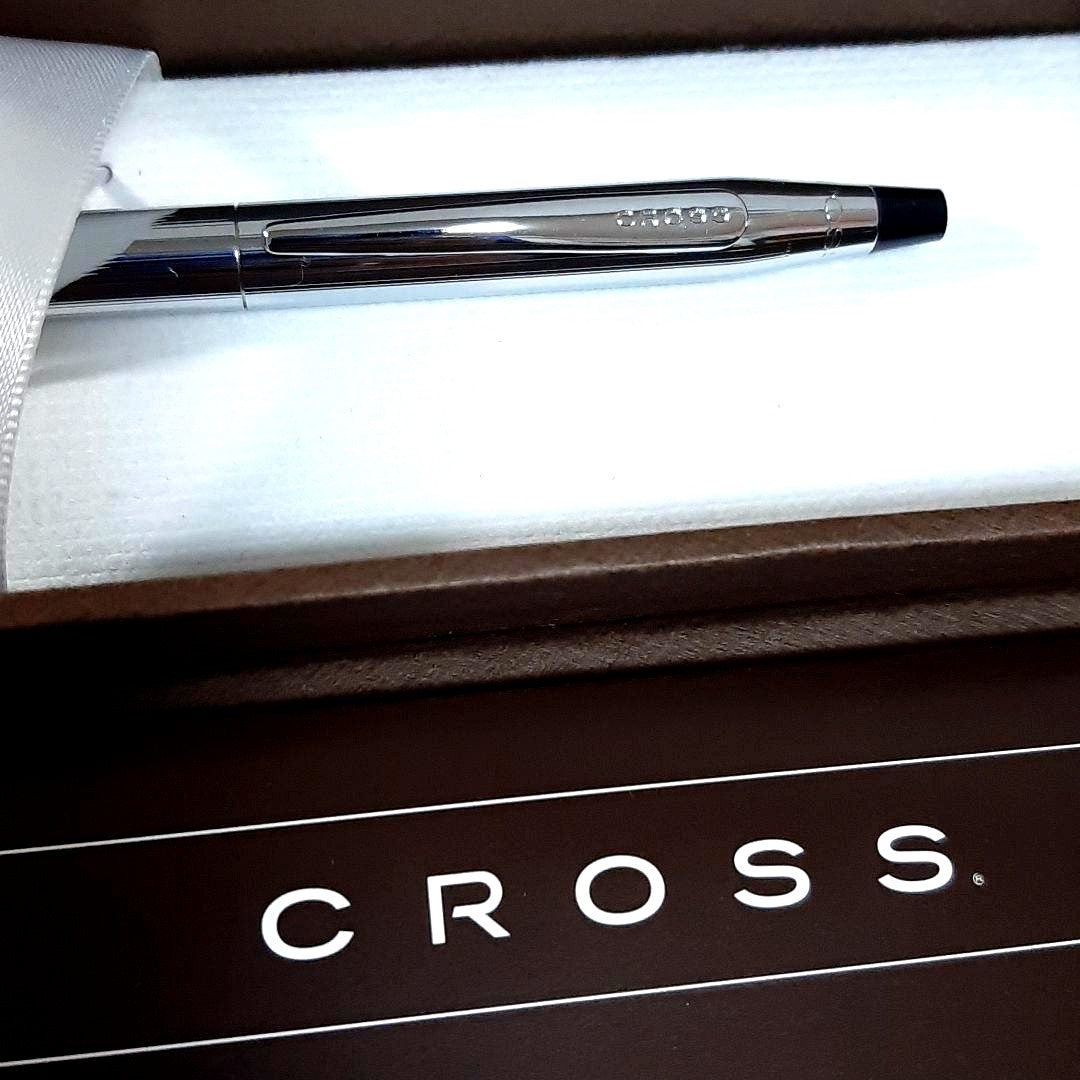 Cross Classic Century Collection silver ballpoint pen with black ink and included gift box