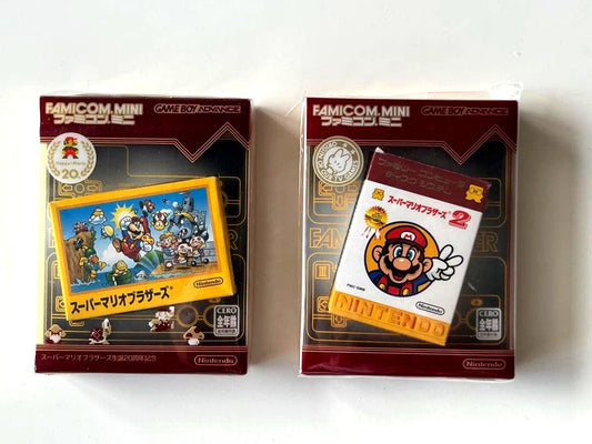 Nintendo Game Boy Advance cartridge for Super Mario Bros 1 and 2 game software