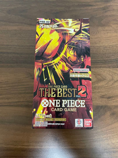 One Piece One Piece Card Game The Best 2 New with Tape Box Box — Japanese