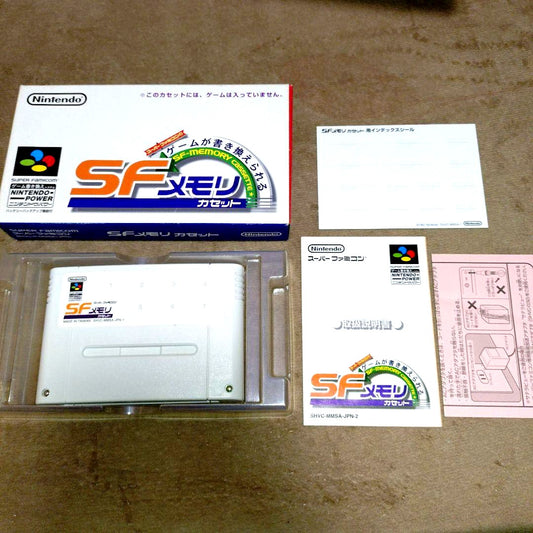SF Memory Cassette for SNES showing Trakia 776 recording title single unit