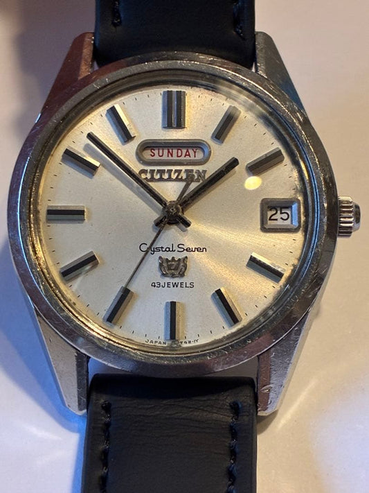 Citizen クリスタルセブン 43石 Automatic Men's Watch — Japanese