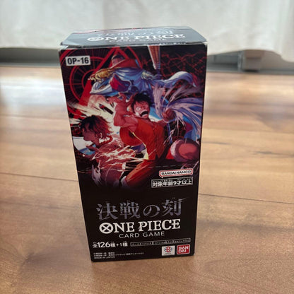 One Piece One Piece Card Game Boost Pack Decisive Moment OP-16 Box — OP-16 — Japanese