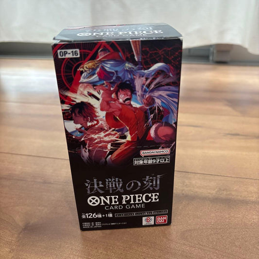 One Piece One Piece Card Game Boost Pack Decisive Moment OP-16 Box — OP-16 — Japanese