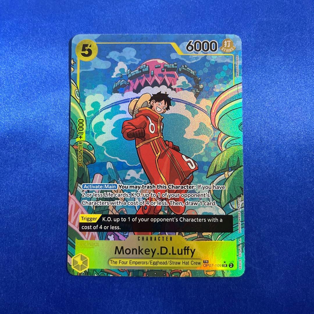 One Piece Monkey D. Luffy SR — English